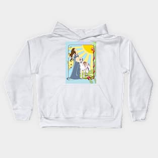 Goddess and Borzoi Kids Hoodie